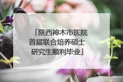陕西神木市医院首届联合培养硕士研究生顺利毕业